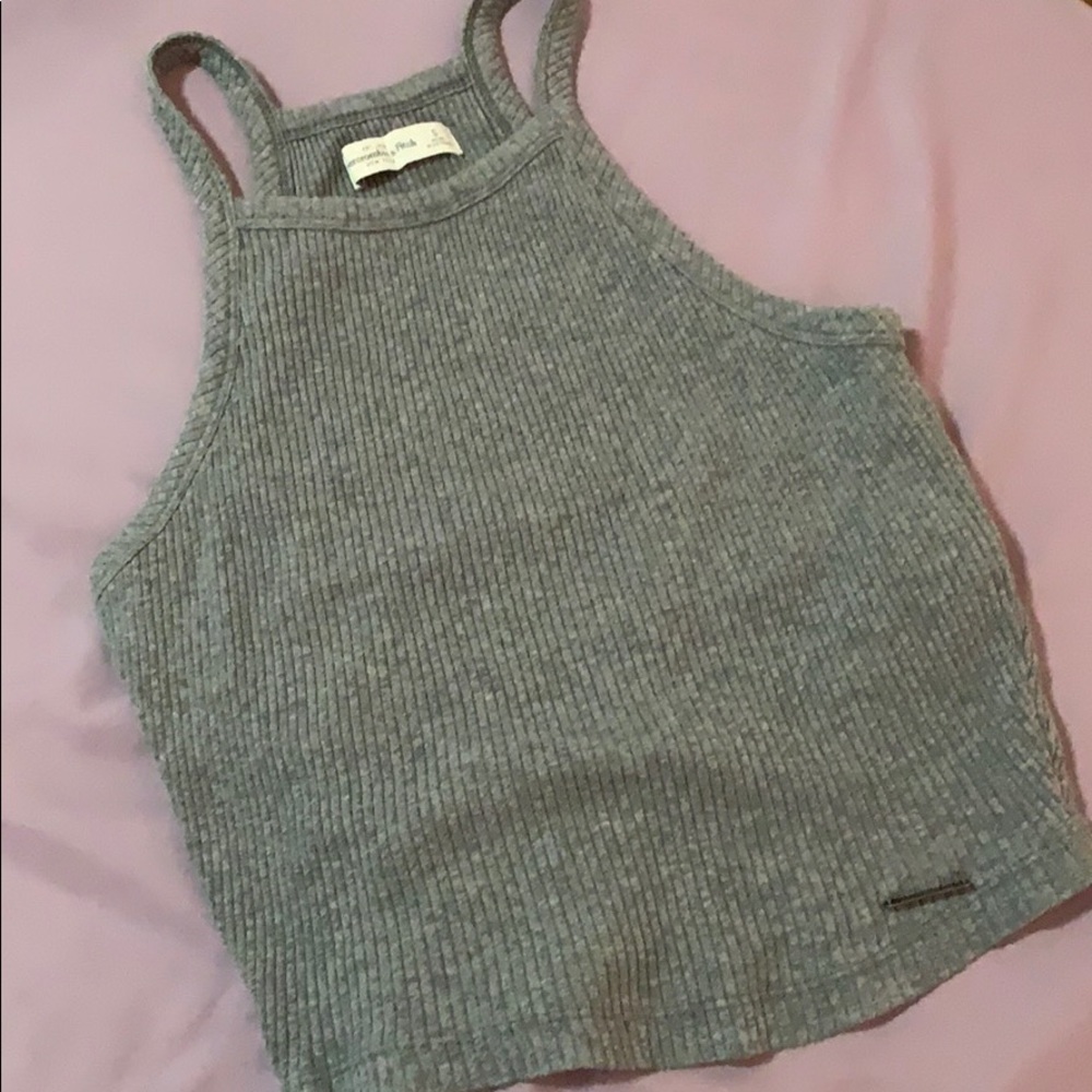 Abercrombie and Fitch- Grey ribbed tank